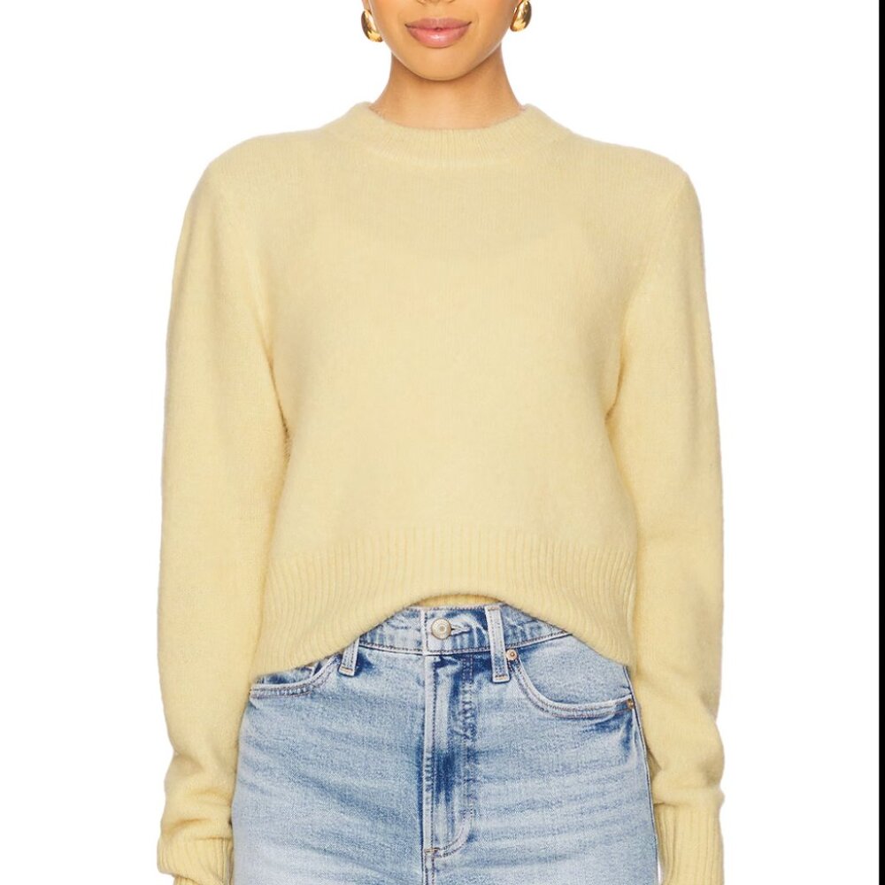 Pistola Soft Yellow Crew Neck Sweater